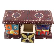Spice Box-1439 Masala Rack Container Gift Item